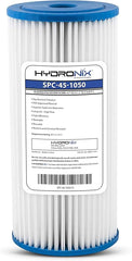 Hydronix Hydronix SPC-45-1050 Polyester Pleated 50 Micron Under Sink Replacement Filter