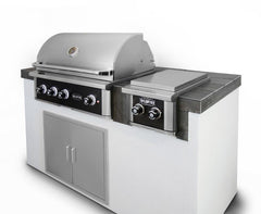WILDFIRE OUTDOOR LIVING Wildfire Outdoor Living WFDBLSBRN-BSS-NG Ranch Pro 14-in Double Side Burner 30000 BTU