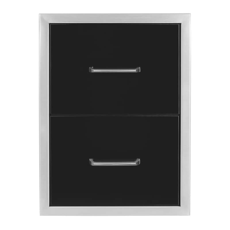WILDFIRE OUTDOOR LIVING Wildfire WFDDW1622-SS 16 X 22 Double Access Drawer