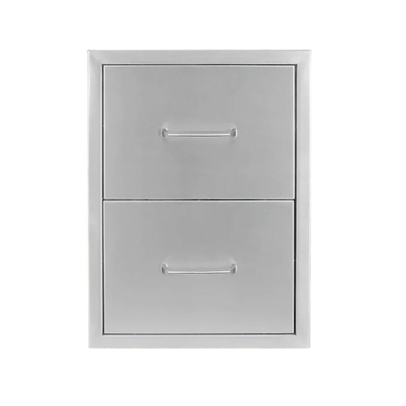 WILDFIRE OUTDOOR LIVING Wildfire WFDDW1622-SS 16 X 22 Double Access Drawer