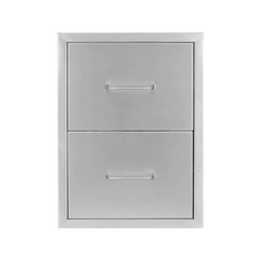 WILDFIRE OUTDOOR LIVING Wildfire WFDDW1622-SS 16 X 22 Double Access Drawer