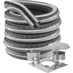 DURAVENT Duravent 6DF304-20K DuraFlex Light Liner Kit 6 inches Diameter, 20 feet Length