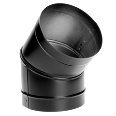 DURAVENT Duravent 8DBK-E45 DuraBlack Stove Pipe 8 in 45 deg
