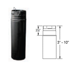 DURAVENT Duravent 4PVP-12AB PelletVent Pro chimney pipe 12 inches adjustable straight pipe