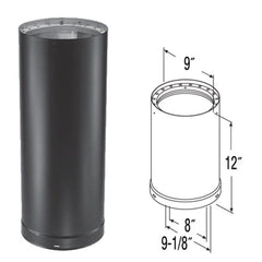 DURAVENT Duravent 8DVL-12 DVL Stove Pipe 8 in x 12 in