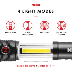 Alliance Sports Group Nebo NEB-WLT-0006 Slyde™+ 2-in-1 Sliding Work Light / Flashlight 400 lm