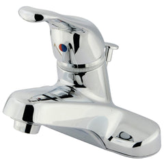 KINGSTON BRASS Kingston Brass KB511 Wyndham 3 1/8 Inch Single Handle Centerset Bathroom Faucet With Abs Pop Up Drain