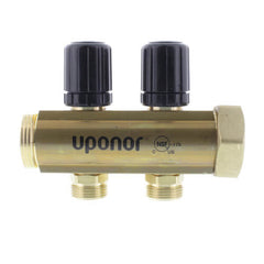 UPONOR Uponor A2663222 TruFLOW Jr Modular Manifold With Isolation Valve, 2 Loop