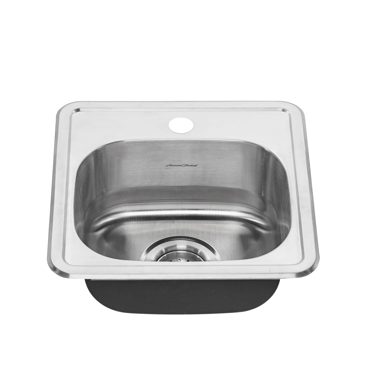 AMERICAN STANDARD American Standard 22SB.6151511S.075 Colony 15 x 15 in. 1 Hole Stainless Steel Drop-in Bar Sink