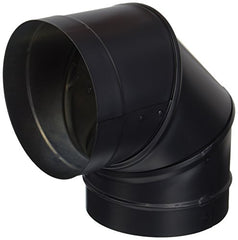 DURAVENT Duravent 6DBK-E90 DuraBlack 90 Deg Elbow 6 in replacement 6DBK-E90