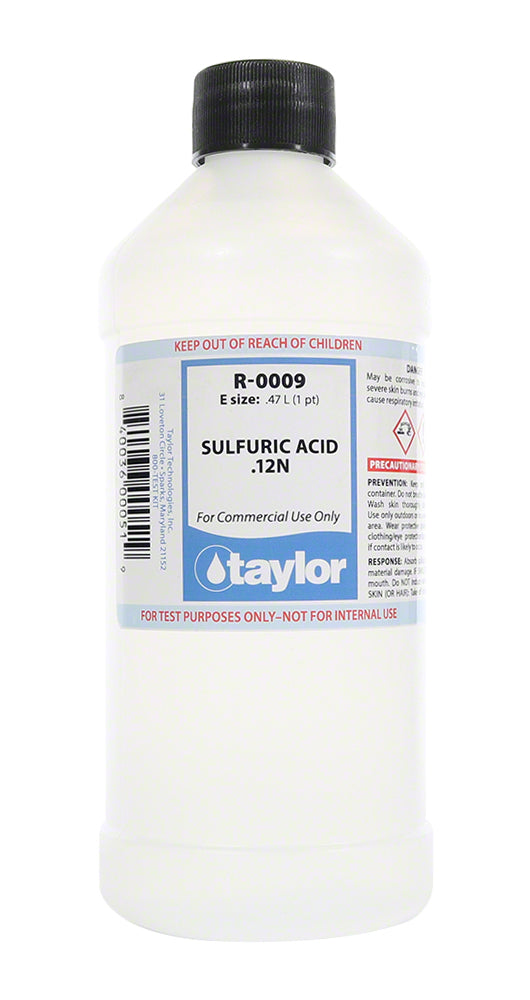 TAYLOR TECHNOLOGIES R-0009-E CHEMICALS