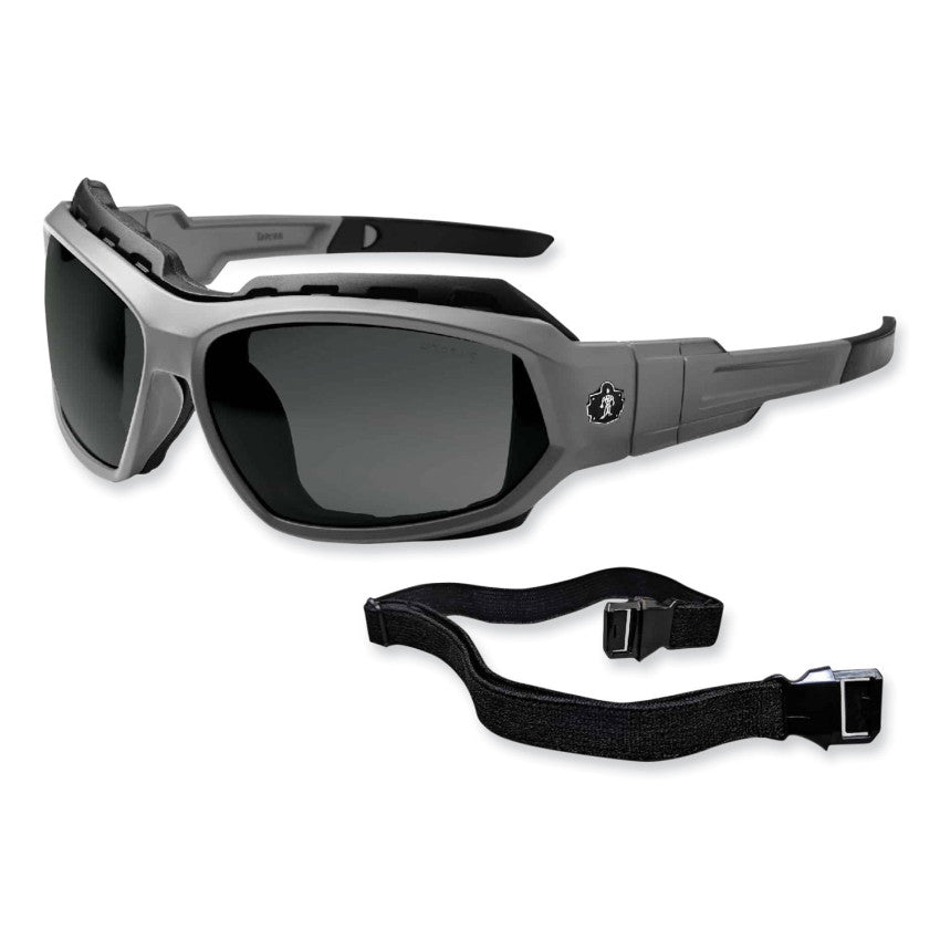 ERGODYNE Ergodyne 56131 Skullerz Loki Pz Safety Glasses/Goggles Polarized Smoke Lens Pack of 12