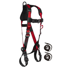 FALLTECH Falltech 7008CLX Tradesman Pro 1D Standard Non-belted Full Body Harness Tongue Buckle Leg Adjustments