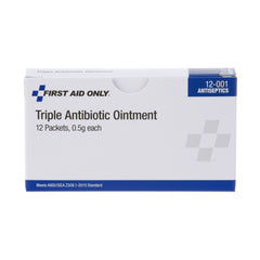 FIRST AID First Aid 12-001 Triple Antibiotic Ointment Packet (Box of 12)