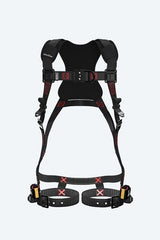 FALLTECH Falltech 8143BFD-M FT-Iron 2D Climbing Non-Belted Full Body Harness, Tongue Buckle Leg Adjustments