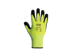 GLOBAL GLOVE Global Glove CR18NFT Samurai Glove FDA and anti-static/electrostatic compliant nitrile-coated high-visibility Tuffalene gloves
