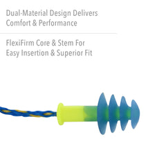 HOWARD LEIGHT Howard Leight FUS30-HP Fusion Corded Reusable Earplugs 100-Pairs