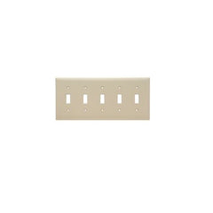 LEGRAND Legrand Pass & Seymour SP5-I Smooth Wall Plate 5G Toggle