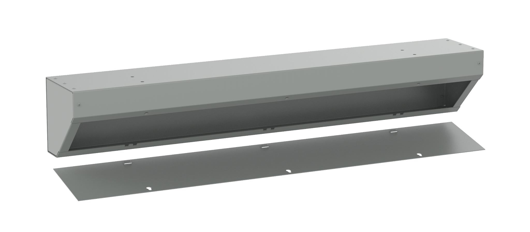 NVENT Nvent Hoffman AT8872 Angled Trough, NEMA Type 1, 8x 8x 72