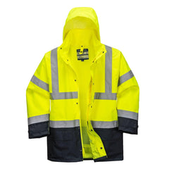 PORTWEST Portwest US768YBR-2XL Hi-Vis Executive 5-in-1 Jacket