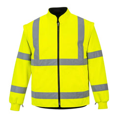 PORTWEST Portwest US768YBR-2XL Hi-Vis Executive 5-in-1 Jacket