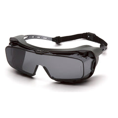 PYRAMEX Pyramex S9920STMRG Cappture Plus Gray H2MAX Goggles With Anti-Fog Lens and Rubber Gasket