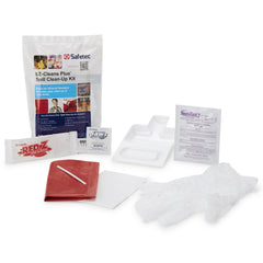 SAFETEC Safetec 17121 Ez-Cleans Plus Kit -Biohazard Spill Kit (Poly Bag) (24 Kits/case)