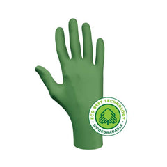 SHOWA Showa 6110pfs 6110pf nitrile gloves (small, 100/pack)