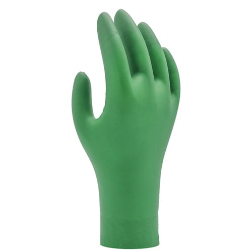 SHOWA Showa 6110pfs 6110pf nitrile gloves (small, 100/pack)
