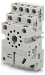 SCHNEIDER ELECTRIC Square D 8501NR62 300 VAC 10 Amp Din Rail/Direct Panel Mount Double Tier Relay Socket