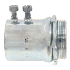 STEEL CITY Steel City TC124A Set Screw Connector, Concrete Tight, Conduit Size 1-1/4 Inch