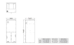 FUJITSU Fujitsu ARUX36TLAV2 Airstage 3 Ton Multi-Position Air Handler