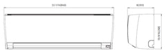 FUJITSU Fujitsu ASUA12TLAV2 Airstage 1 Ton VRF Heat Pump Compact Wall Mount Indoor Unit