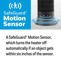 HONEYWELL Honeywell HCE323V Safeguard Motion Sensor Ceramic Space Heater Large Room 1500 Watts