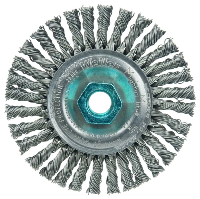 WEILER Weiler 13127 Roughneck Wheel Brush 4 in