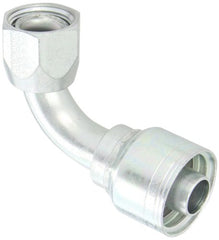 EATON Eaton 1AA12FJB12 Aeroquip carbon steel global TTC crimp hose fitting 3/4 inches hose ID, 1-1/16 inches - 12 thread