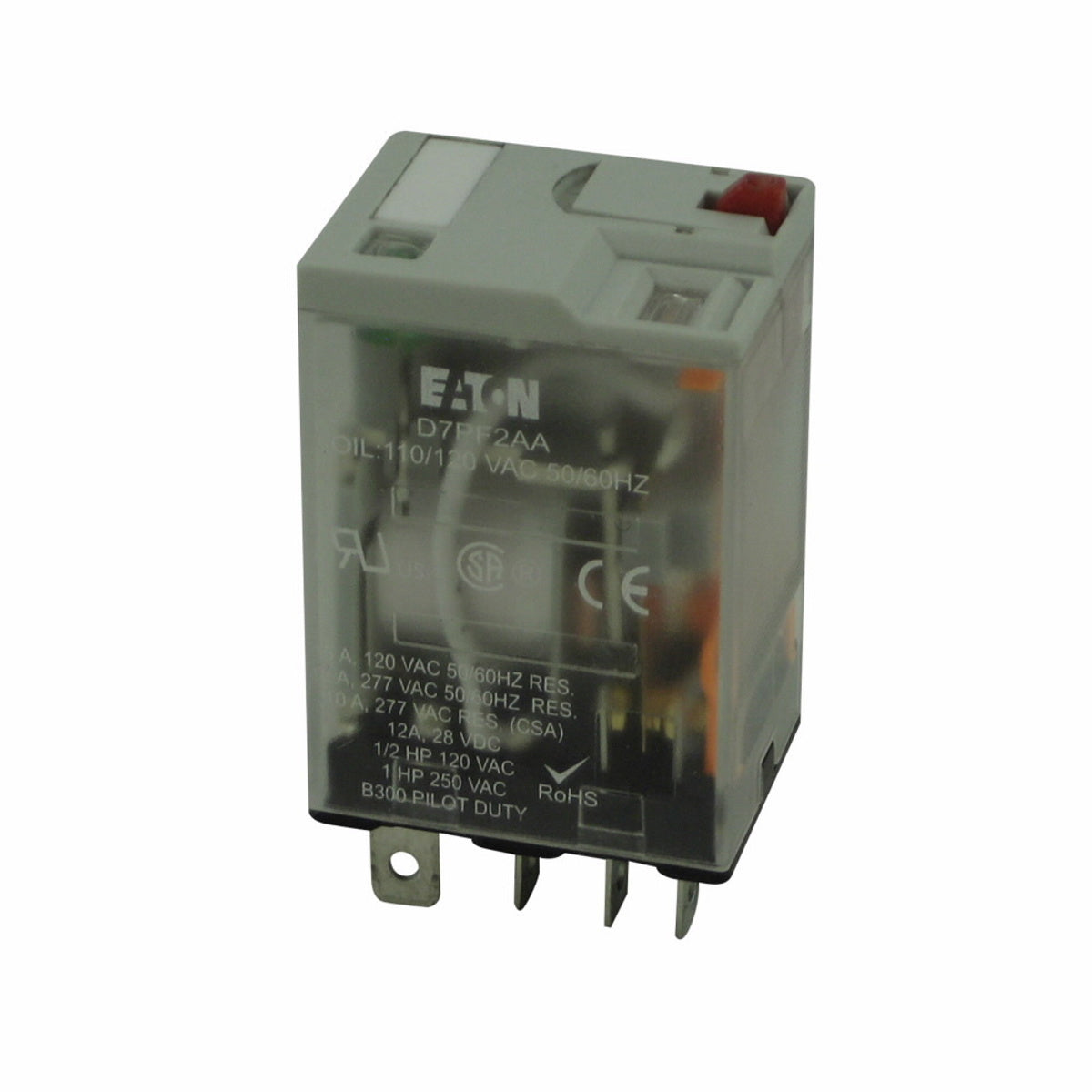 EATON Eaton D7PF2AT D7 Series General Purpose Plug-In Relay 24V