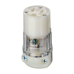 LEVITON Leviton 8319-CT Connector Straight Blade Hospital Grade 20 Amp, 125 Volt, Grounding