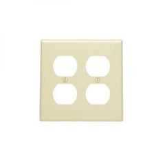 LEVITON Leviton 80716-R Wallplate 2 Gangs 4.5in H x 4.562in W