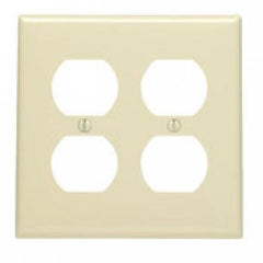 LEVITON Leviton 80716-R Wallplate 2 Gangs 4.5in H x 4.562in W