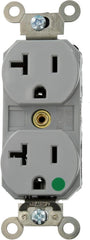 LEVITON Leviton M8300-ILG Lev-Lok 20-Amp Duplex Receptacle