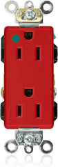 LEVITON Leviton 16262-HGR Decora Plus Duplex Receptacle 15 Amp, 125 Volt