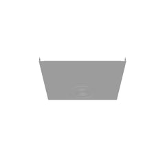 MILBANK Milbank 1010GE Wireway End Type 1 10x10 Screw Cover ANSI 61 Gray Steel Knockouts