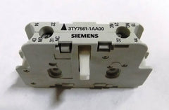 SIEMENS Siemens 3TY7561-1AA00 Auxiliary Contact Block 1NO 1NC
