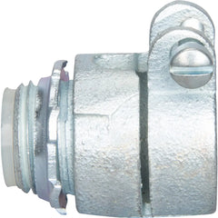 TOPAZ Topaz 152MI 3/4 inches Bx Flex Connector, Straight, Squeeze Type with Insulated Throat, Malleable Iron
