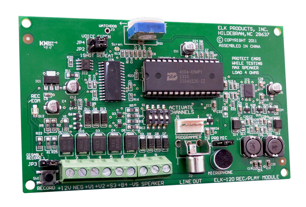 ELK Elk Elk-120 4-Channel Recordable Voice and Siren Driver