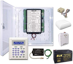 ELK Elk Elk-M1GSYS4S M1 Gold Kit with Enclosure and M1KP2 Keypad