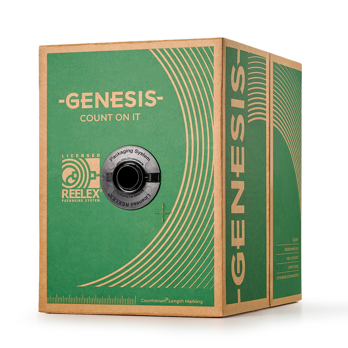Genesis Cable Genesis Cable 43075504 fire alarm unshielded cable, riser 500 ft RM-294L2R
