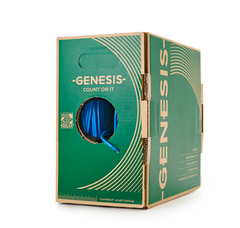 Genesis Cable Genesis Cable 50781106 Category 5e Cable, Riser 1000 FT PULL BOX
