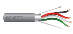 Genesis Cable Genesis Cable 22225009 Multiconductor Shielded Cable 16 AWG 4/C 500 FT